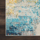 Nourison Celestial Sealife Rug Blue - British product