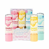 Bubble T Cosmetics boba tea lip balm gift set, UK version