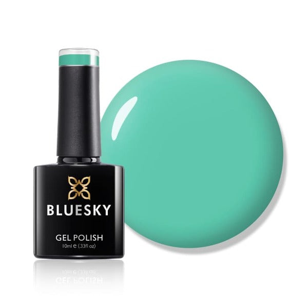 Bluesky Mint Green Gel Polish Bottle - British product