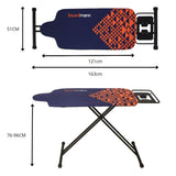 Boardmann XL ironing board 121 x 51 cm, imported from the UK