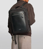 Giorgio Armani backpack recycled polyester leather trims - British product