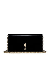 Harrods Christian Louboutin Bettina Patent Leather Clutch Bag- Buy online at McGrocer