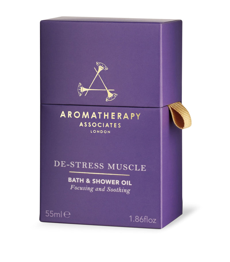 Aromatherapy Associates De-Stress Bath & Shower Oil 55ml, imported from the UK