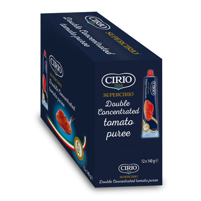 Costco UK Cirio Tomato Puree Tube Pack 12 x 140g- Buy online at McGrocer