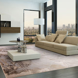Asiatic Aurora Etch grey abstract rug medium - British product