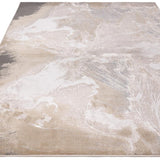 Asiatic Aurora Etch grey abstract rug medium - British product