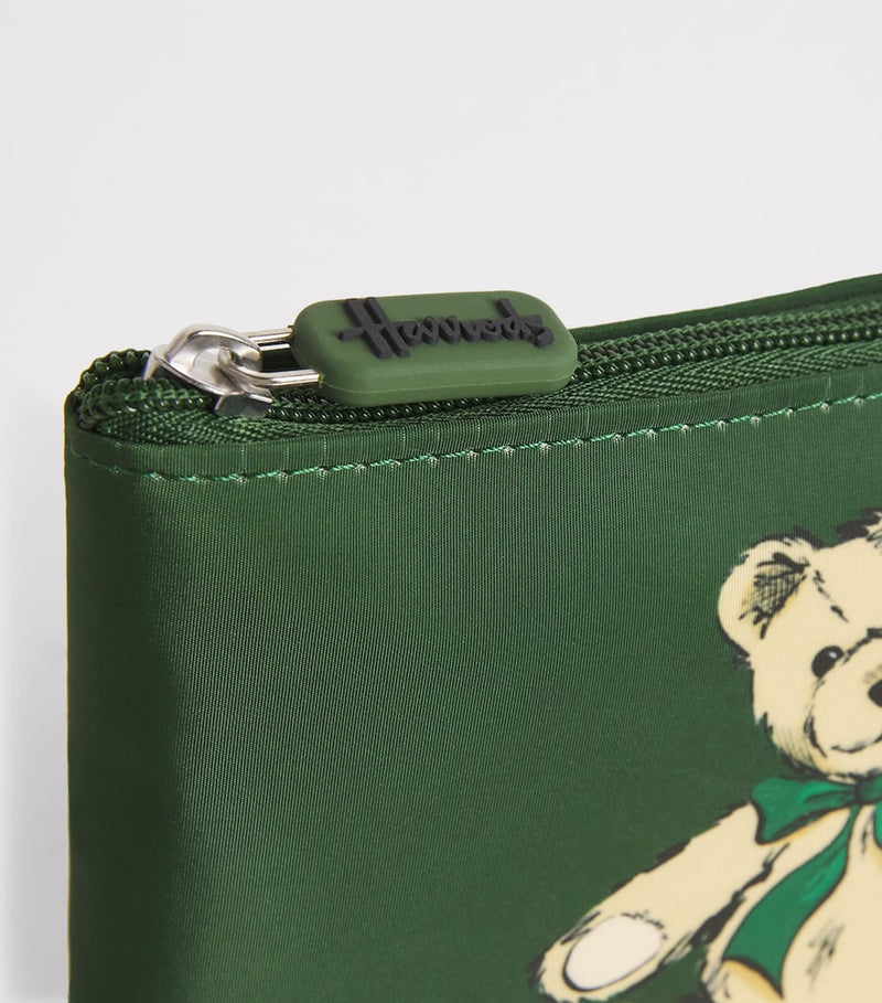 Harrods Henry Bear pocket shopper bag, foldable - British product