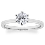Costco diamond solitaire ring round brilliant cut 0.70ct platinum (British brand)