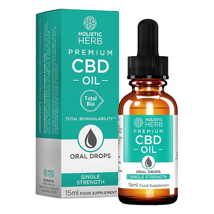 Holistic Herb Premium CBD Oil Double Strength 15ml - McGrocer