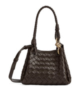 Harrods Bottega Veneta Small Leather Parachute Shoulder Bag- Buy online at McGrocer