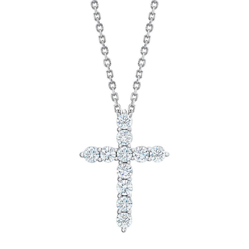 Pendentif croix en diamant Costco 1,00 cttw, 18 pouces, importé du Royaume-Uni