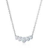 Costco 1.00ctw round brilliant diamond necklace white gold - British product