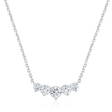 Costco 1.00ctw round brilliant diamond necklace white gold - British product