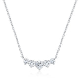 Costco 1.00ctw round brilliant diamond necklace white gold - British product