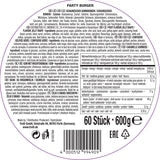 Trolli Party Burger Mini Gummy Sweets pack of 60 (British brand)