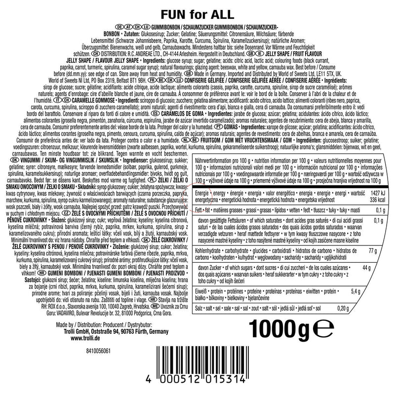 Trolli Fun for All Sweet Mix 1kg (British brand)