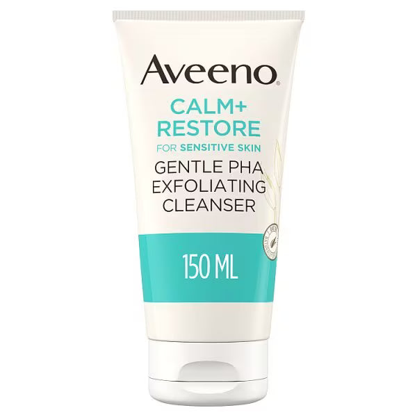 Aveeno Face Calm Restore Exfoliating Cleanser 150ml - British product