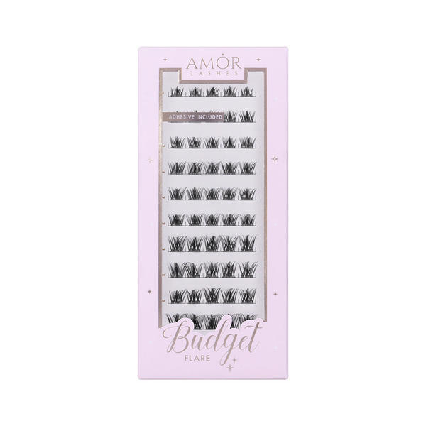 House of Amor Flare false eyelash clusters 50 pieces (British brand)