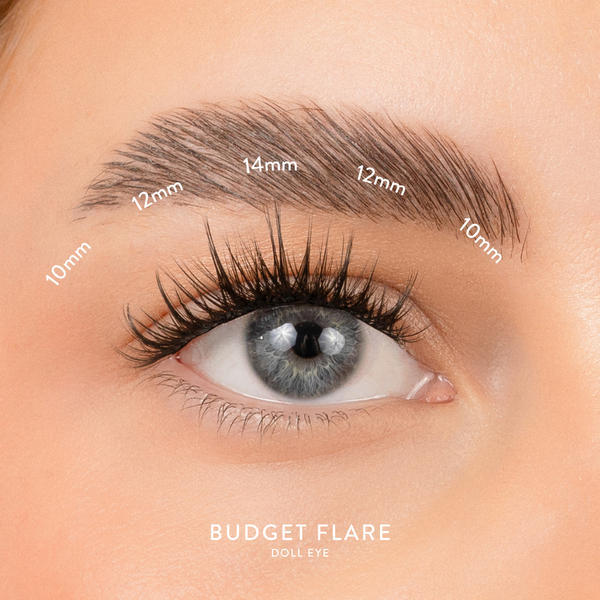 House of Amor Flare false eyelash clusters 50 pieces (British brand)