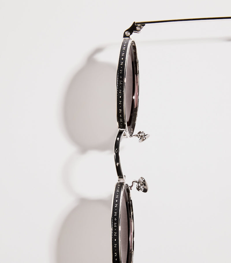 Matsuda M3100 round sunglasses handcrafted titanium, UK version