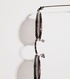 Matsuda M3100 round sunglasses handcrafted titanium, UK version