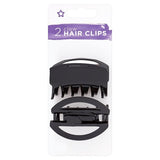 Superdrug Small Claw Clip Blk X2 GOODS Superdrug