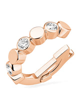 Harrods Messika D-Vibes Pink Gold and Diamond Ear Cuff 0.16ct- Buy online at McGrocer