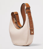 Aspinal of London small leather Soho Crescent shoulder bag, UK version