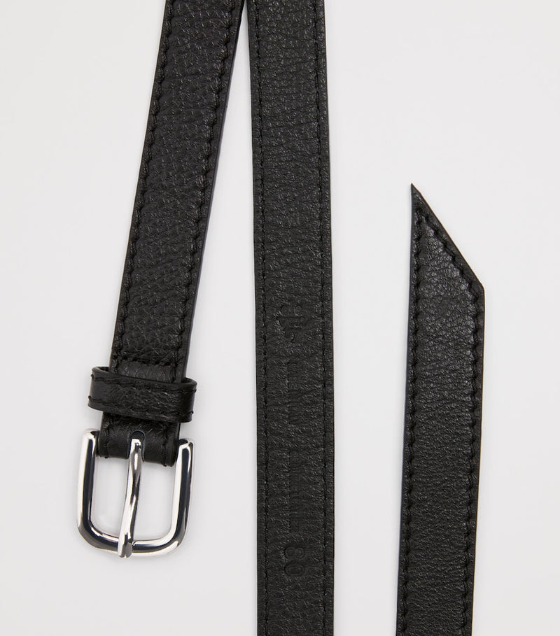 Eleventy Gürtel aus genarbtem Leder 2cm, importiert aus dem Vereinigten Königreich