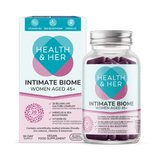 Holland & Barrett Health & Her Intimate Biome Women Aged 45+ Live Cultures Supplement 60 Capsules- Buy online at McGrocer
