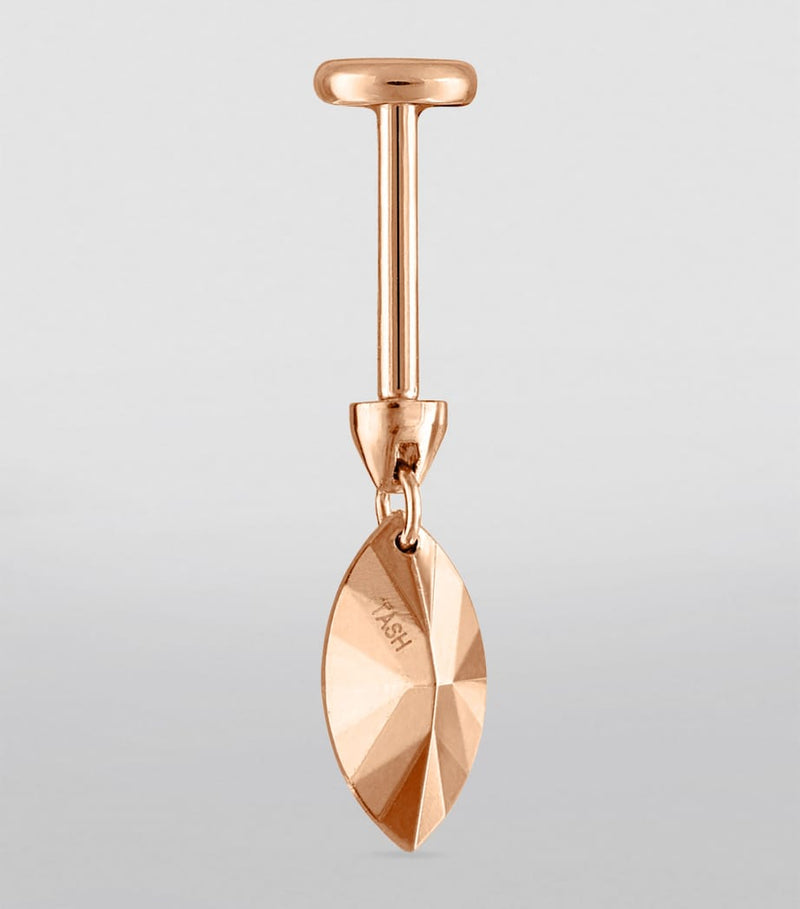 Maria Tash faceted marquise earring 7.5mm (British brand)