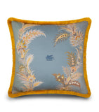 Etro fringe-trim Caladium cushion 45cm x 45cm, imported from the UK