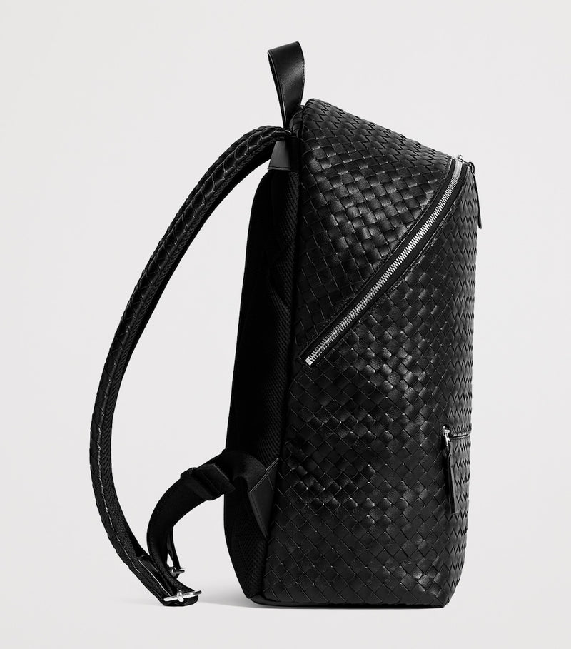 Bottega Veneta calfskin 1975 backpack with Intrecciato weave - British product