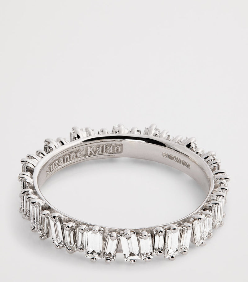 Suzanne Kalan white gold diamond eternity ring - British product