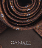 Canali silk jacquard tie 8cm, made in Italy, UK version