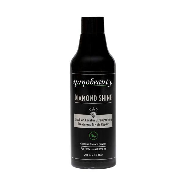 Nanobeauty Diamond Shine Brazilian keratin treatment 250ml, imported from the UK