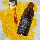 Obvs Organic Rosehip Oil moisturising bottle, imported from the UK