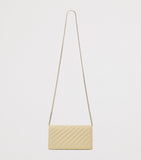 Jimmy Choo Curve chain wallet with monogram, imported from the UK