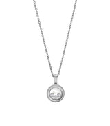 Harrods Chopard White Gold and Diamond Happy Diamonds Icons Pendant Necklace- Buy online at McGrocer