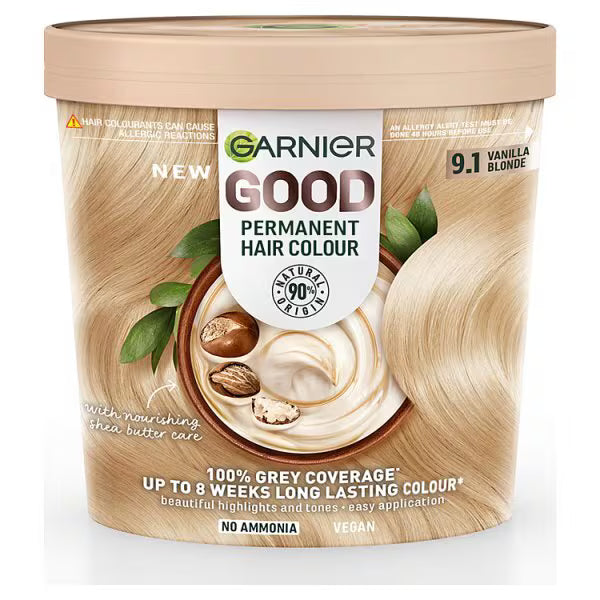 Garnier Good permanent hair dye Vanilla Blonde, UK version