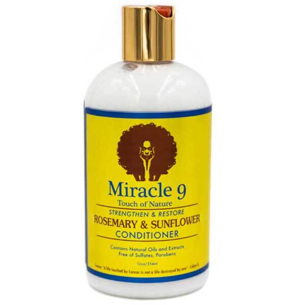 Miracle 9 Rosemary Sunflower Conditioner, imported from the UK