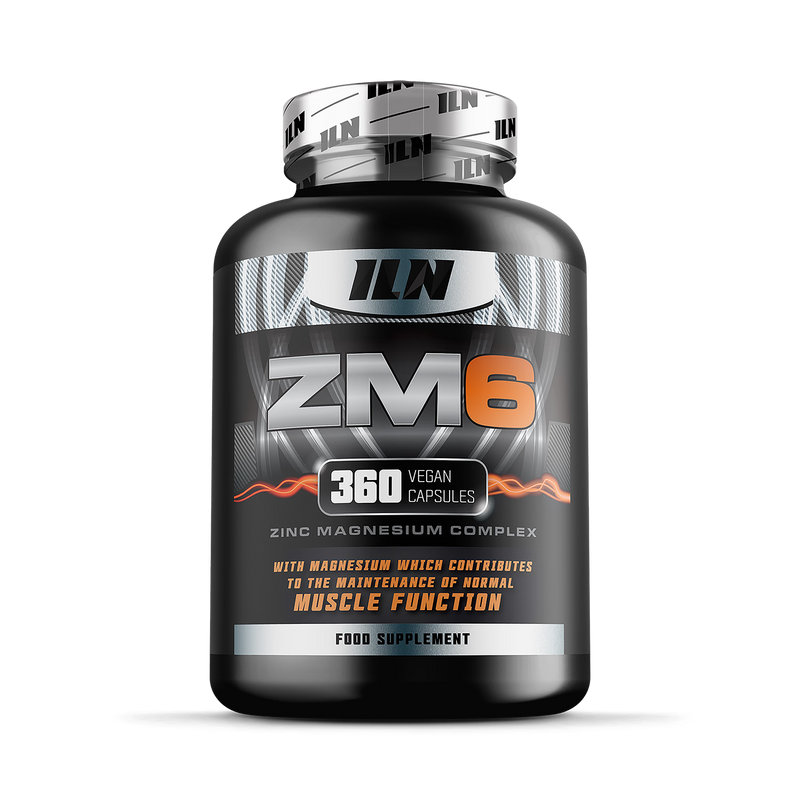 Iron Labs ZM6 zinc magnesium vitamin B6 capsules 360 - British product
