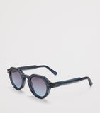 Ahlem Grenelle round acetate sunglasses with flat top lenses (British brand)