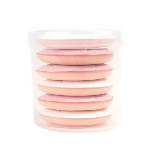 Brushworks Mini Pillow Puffs Makeup Sponges 6 Pack - British product
