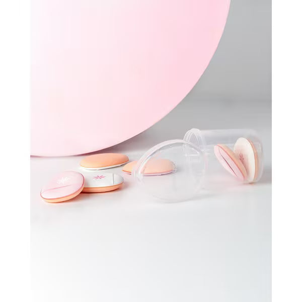 Brushworks Mini Pillow Puffs Makeup Sponges 6 Pack - British product