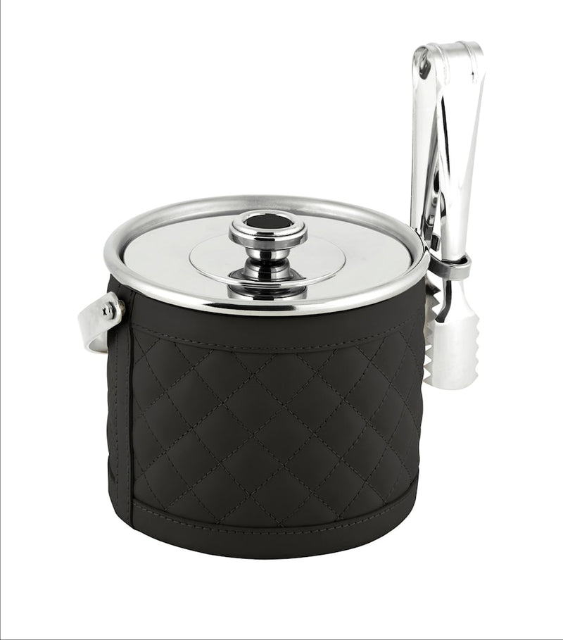 Waterproof Leather Ice Bucket Approximately 14cm x 15cm x 15cm