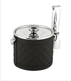 Waterproof Leather Ice Bucket Approximately 14cm x 15cm x 15cm