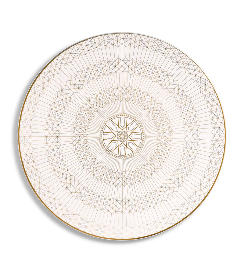 Baccarat Arcadia Gold show plate 31cm - British product