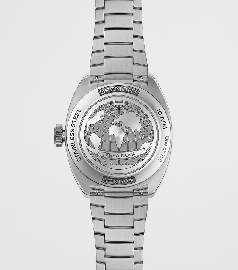 Bremont limited edition Terra Nova watch pink dial 38mm, imported from the UK
