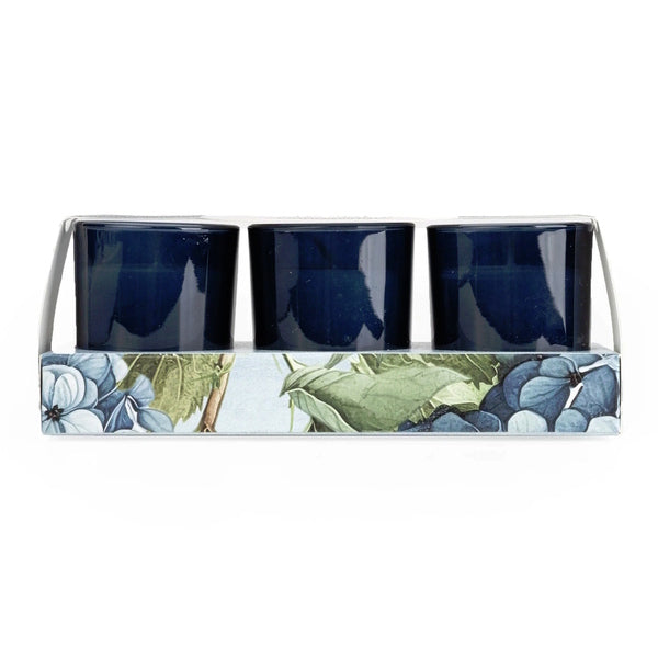 Candlelight mini candles hydrangea jasmine set of 3 - British product